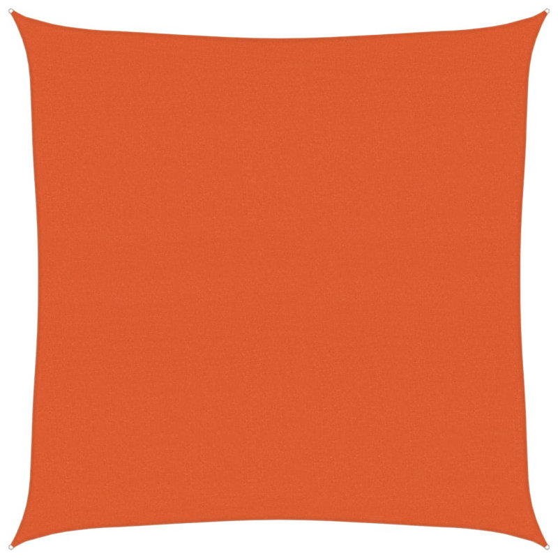 6m x 6m Square Shade Sail, Orange