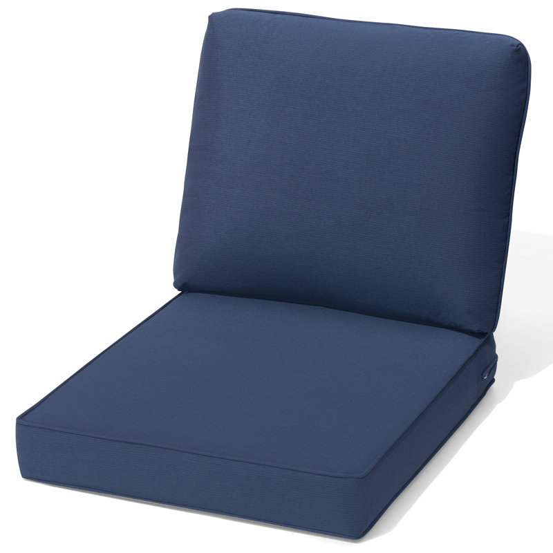 Outdoor Deep Seating Cushion Set, 1, Navy