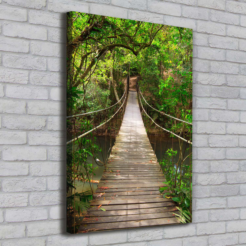 Suspension Bridge - Wrapped Canvas Print