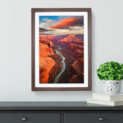 Grand Canyon Conceptual - Framed Print