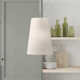 Grove Single Light Linen Blend Dimmable Pendant