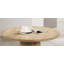 Table basse ronde de style contemporain avec piédestal en forme de cône, durable et élégante pour les espaces de vie modernes-765405108