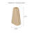 Fable Large Boxy Ecomix Table Vase with Wooden Frame Detail and Matte Finish-123273663