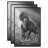 Malaya 3 Pack Lightweight Poster Frames Slide-In Photo Frames with Buildable Moulding-709030892