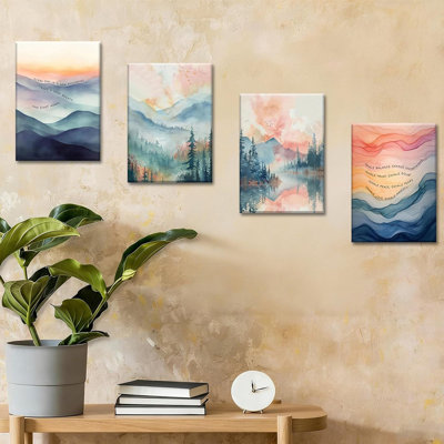 4 Piece Wrapped Canvas Print