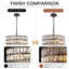 Lustre tambour en cristal 5 lumières Khyryn-1799622389