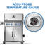 Barbecue à 4 brûleurs en acier inoxydable avec brûleur latéral et arrière infrarouge Rogue® PRO-S 525-107413916