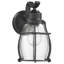 Lanterne murale d'extérieur à 1 ampoule noire Jasticia-95046603