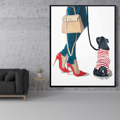 Best Friends Fashion Print On Canvas