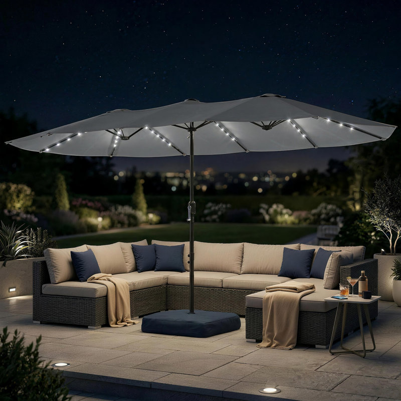 Market Parasol, Grey