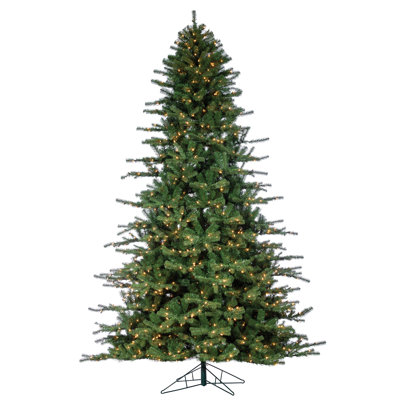 Lighted Fir Christmas Tree