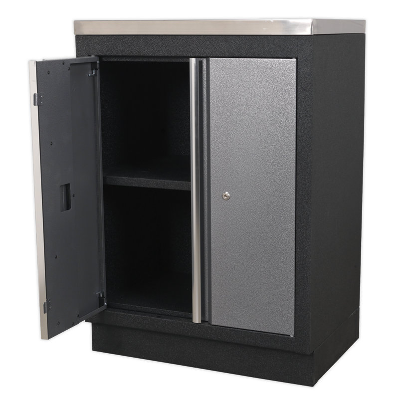 Lorine Metal Single Storage Cabinet ( 91cm H x 68cm W x 46cm D)