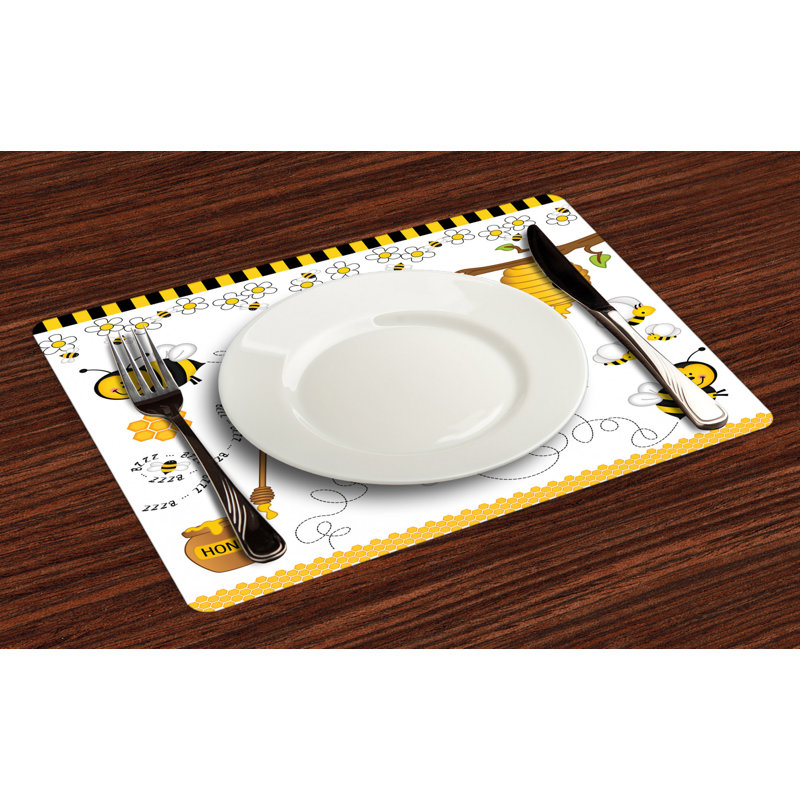 Odessa Flower Bees Daisies Chamomile Placemat