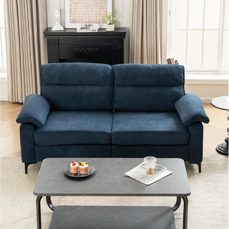 2 Seater Sofa, Blue