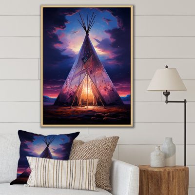 Native Tipi Sacred Visions - Imprimé