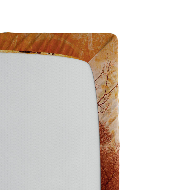 Burnt Microfiber Fitted Sheet, Full Fitted Sheet
