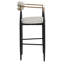 Ensemble de 2 tabourets de comptoir - beige recouvert de 2 tabourets de bar-2058788496-2058788498