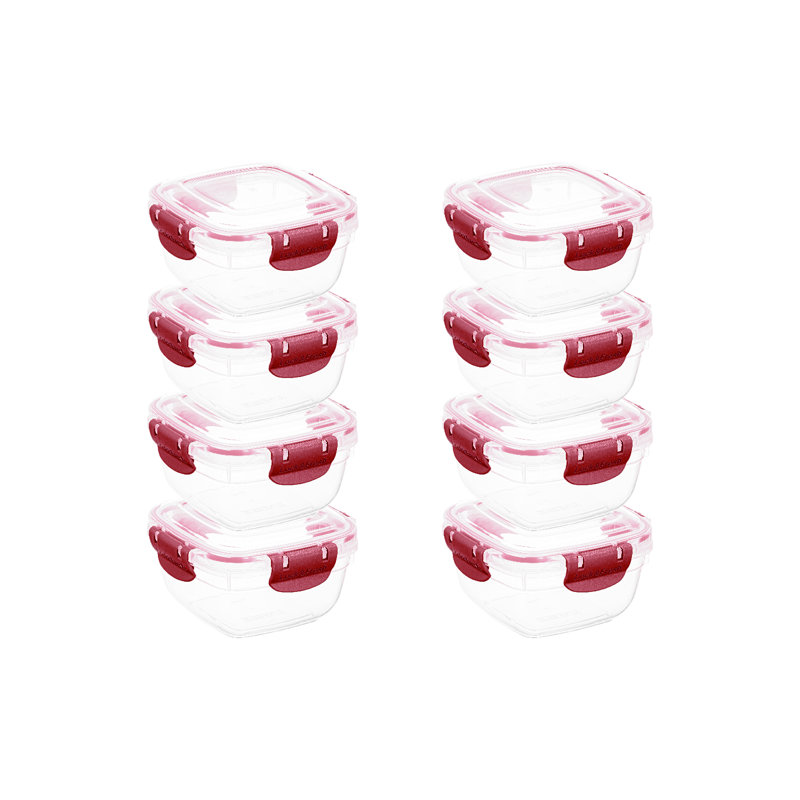 Ensemble de contenants alimentaires Dibora, 16 oz, Rouge