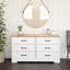 Commode double 6 tiroirs l 53,25 po Yazeed-223887133
