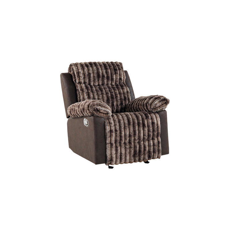 Fauteuil inclinable Evoza - brun