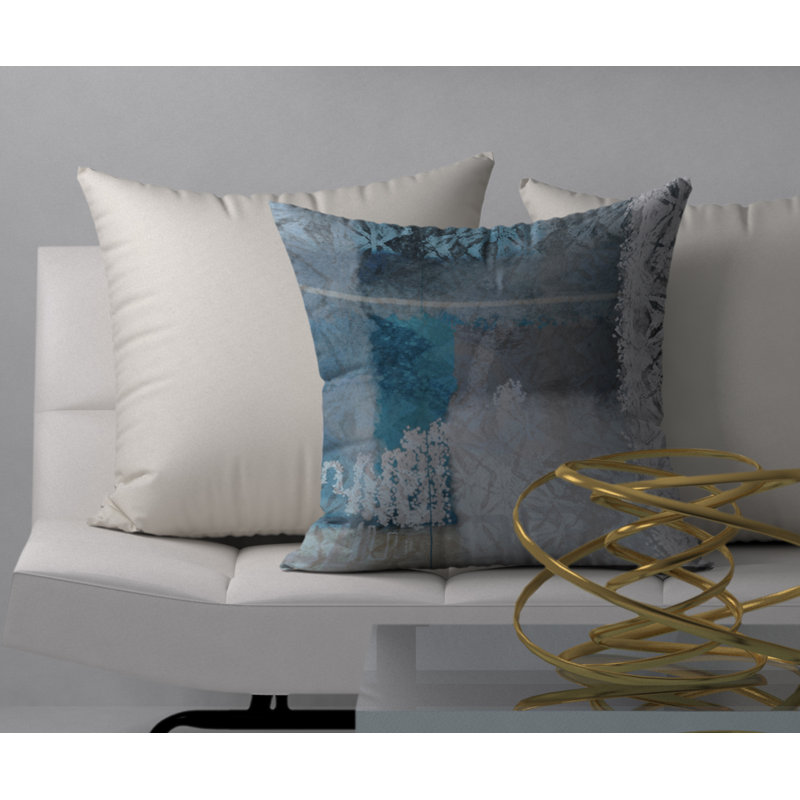 Housse de coussin carrée leads Wealth, H 18 po x l 18 po