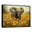 Éléphant de Gulbranson dans les prairies fleuries - éléphant, art mural grand-1693348600-1784422435-1693348596