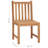 Teak Patio Dining Armchair