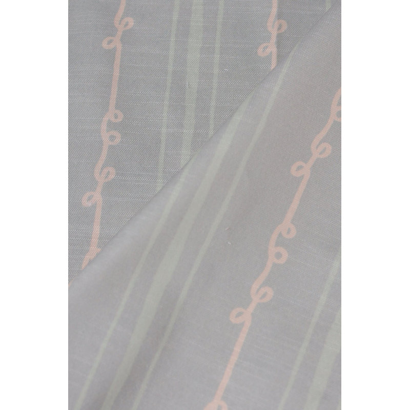 Sister Stripe Striped Square Pillow Cover & Insert, 24"H x 24"W, Taupe/Sage/Light Peach Striped