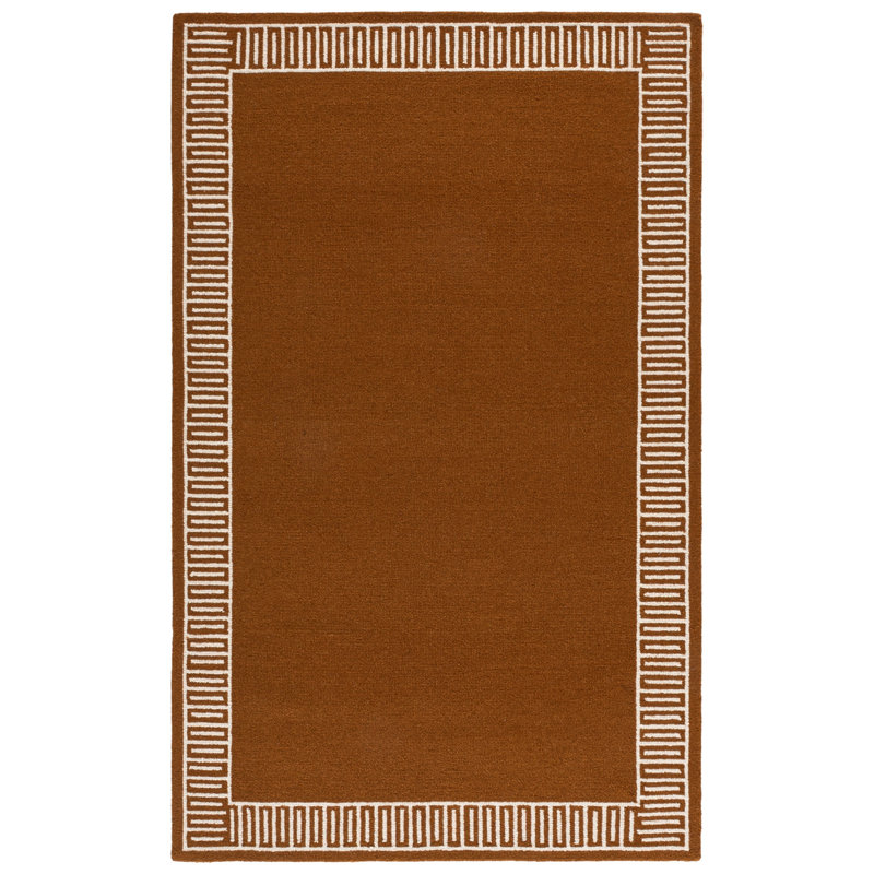 Metro 465 Hand Tufted 80% Wool; 20% Cotton Geometric Rug, Rectangle 5' x 8'