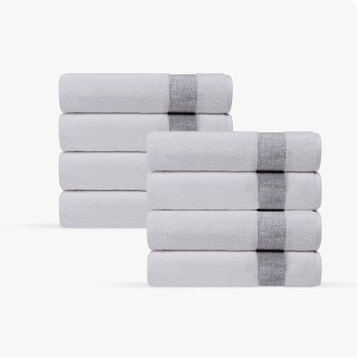 Jonnae 8 pcs Turkish Wash Towels Set
