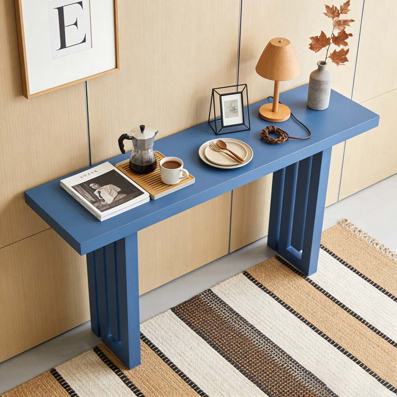 Console Table, Navy Blue