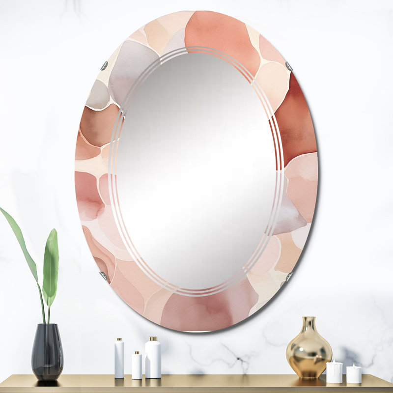 Zurn - Miroir mural moderne ovale, 36 po x 24 po