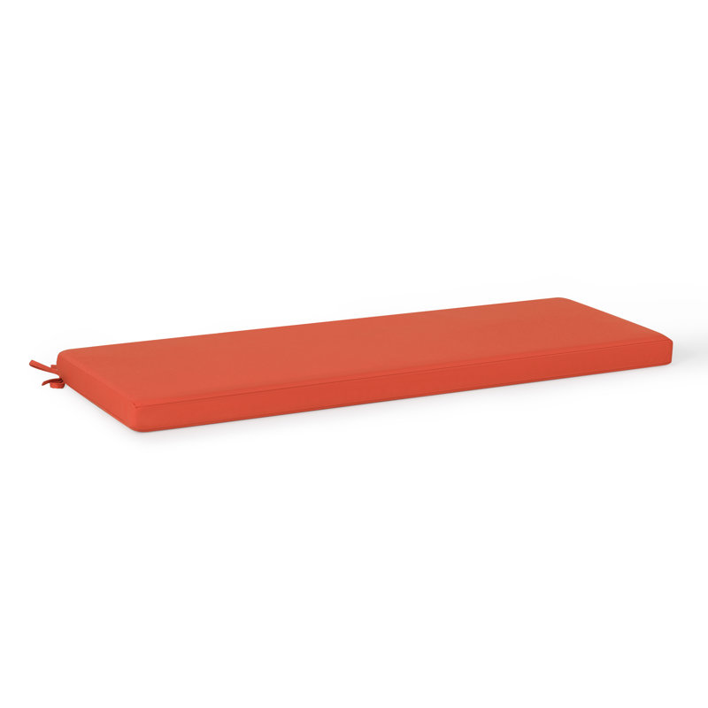 Coussin de siège d'extérieur 1 pièce , Orange, 39,50 po x 18,50 po