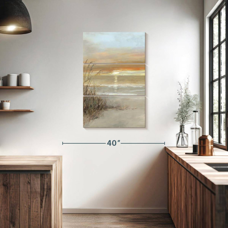 Gillard Coastal Malibu Sunset, H 38 po x l 24 po