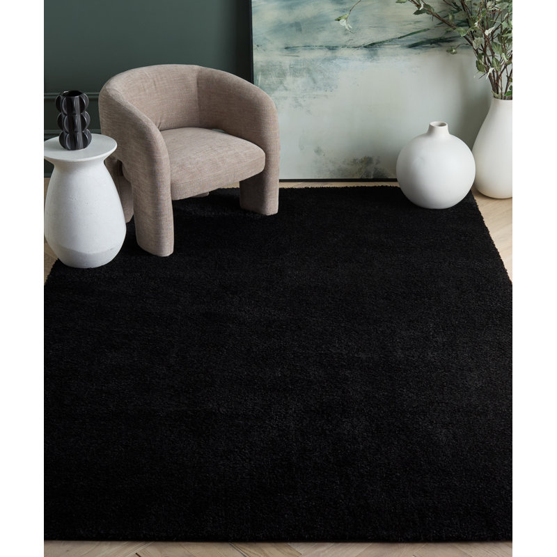 Tapis noir Artzt, Rectangle 6 pi 7 po x 8 pi 7 po