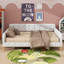 Leg-Supported, Fabric-Covered Daybed-995999097-995999100