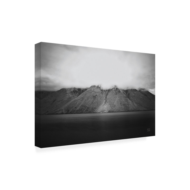 Art mural sur toile tendue - «Kenai Lake» de Nathan Larson pour décoration de salon, de chambre à coucher ou de bureau - 22 x 32