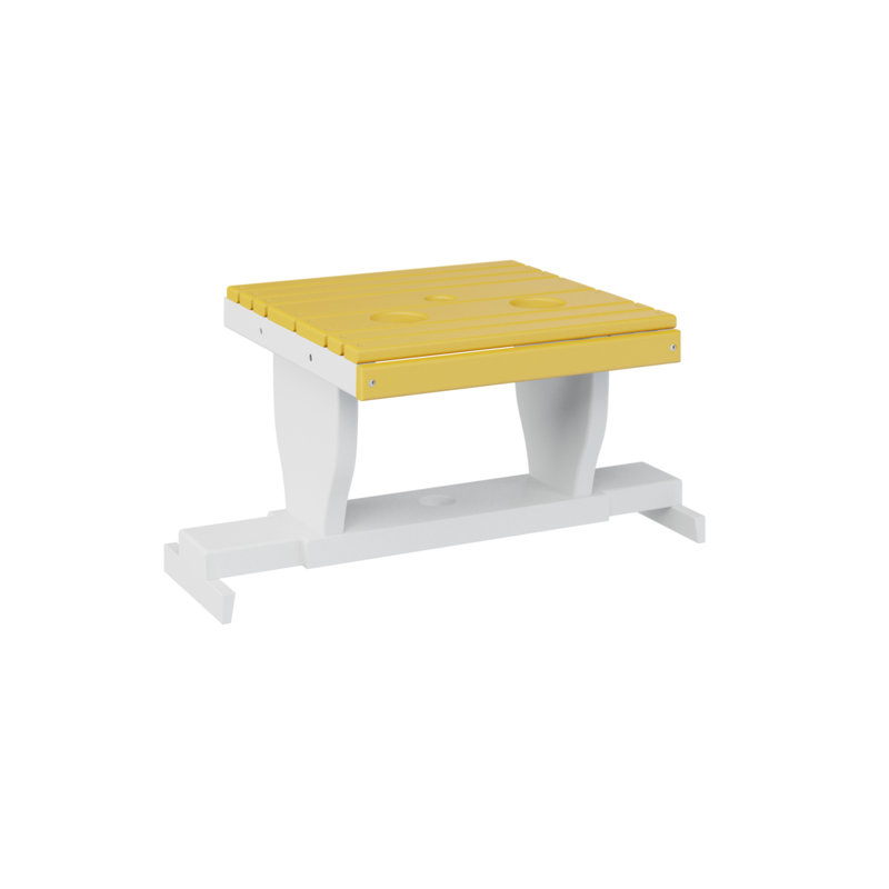Berlin Gardens Gliding Settee Table, Sunburst Yellow