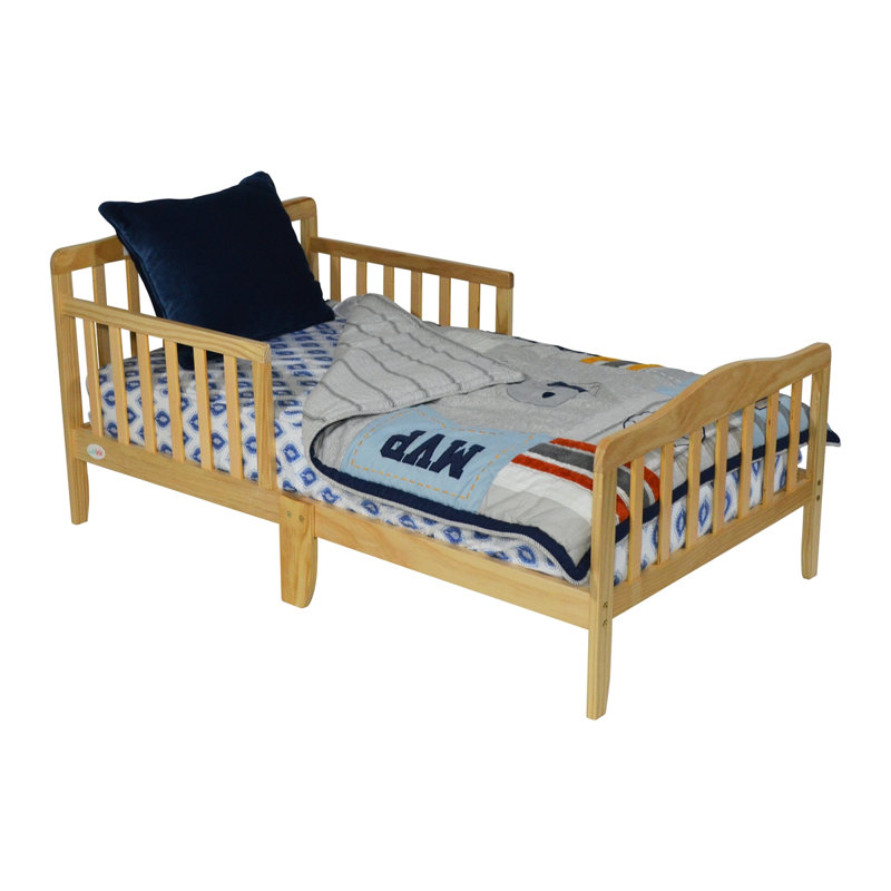 Lit pour enfant en bois massif Fellipe, Naturel
