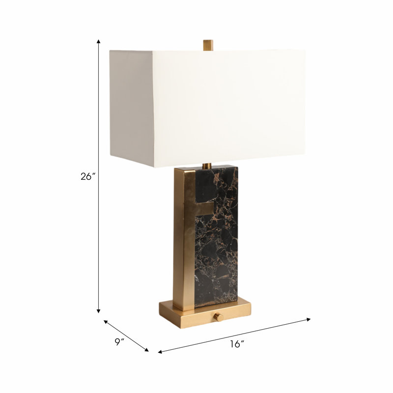 26" Musto Marble Table Lamp