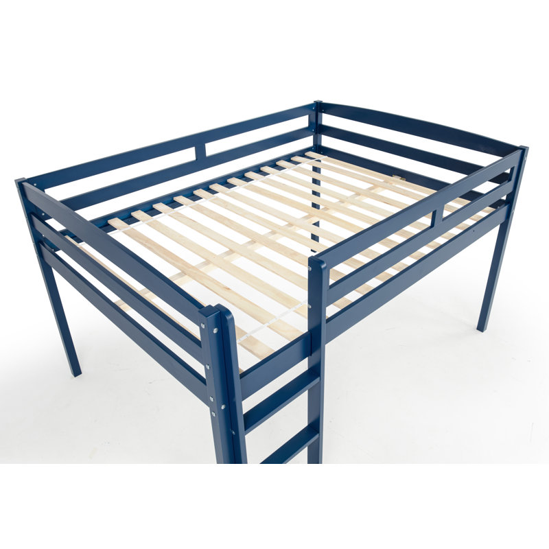 Alique Kids Loft Bed, Full, Blue