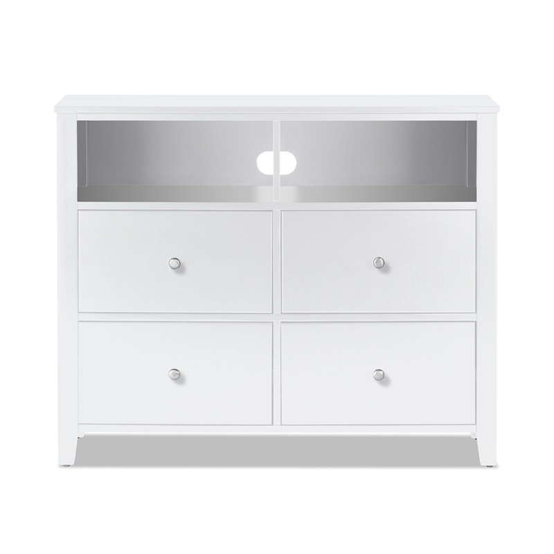 Hayle Unfinished TV Stand for TVs up to 50", White