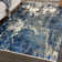 Modern Fringed Abstract Area Rug