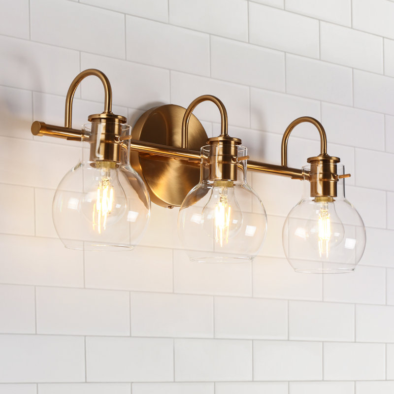 Luminaire de salle de bain à intensité variable à 3 lumières Sia certifié ETL