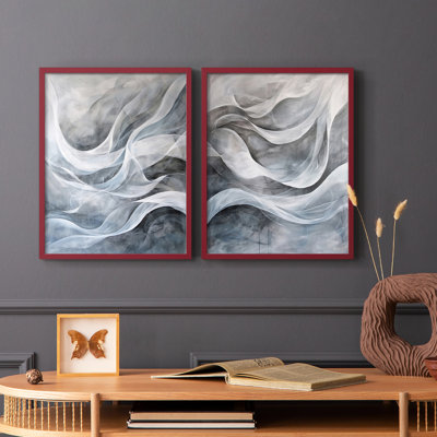 ABSTRACT Series CDLX III - Reproduction encadrée de qualité supérieure - prête à être accrochée - aucun clou requis - aucun clou requis