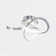 Cleophis Set of 2 Matt Black LED Loop Ceiling Lights