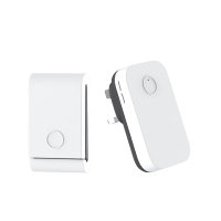 Ener - J Wireless Kinetic Doorbell and Plug In Chime White 240V