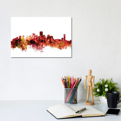 New, Orleans Louisiana Skyline by Michael Tompsett - Wrapped Canvas Gallery-Wrapped Canvas Giclée