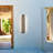 Jayeda 31.5"H Matte Black Rectangular Linear LED Outdoor Wall Lights-2011158792