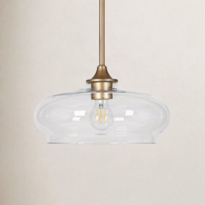 Dimmable Dome Single Light Pendant